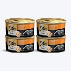 Sheba Deluxe Premium (1+ Years) Succulent Chicken Breast in Gravy Adult Wet Cat Food - 85 gm Packs