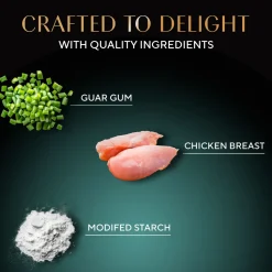 Sheba Deluxe Premium (1+ Years) Succulent Chicken Breast in Gravy Adult Wet Cat Food - 85 gm Packs