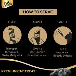 Sheba Melty Premium Sasami Selection Chicken Flavour Lickable Creamy Cat Treat - 48 gm Packs