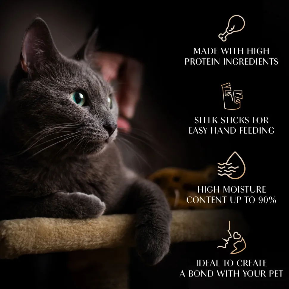 Sheba Melty Sasami Selection Chicken & Chicken & Whitefish Flavors Cat Treats - 240 gm (20 x 12gm)
