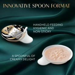 Sheba Melty Spoons Creamy Chicken & Chicken Shreds Treat For Cat - 40 gm Packs