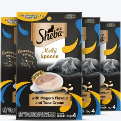 Sheba Melty Spoons Maguro Flavour With Tuna Cream Treat For Cat - 40 gm Packs