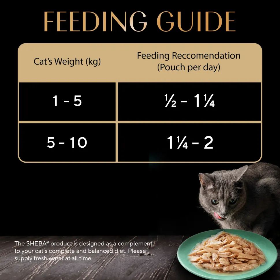 Sheba Rich Premium Adult (1+ Years) Fish with Sasami Flavour Wet Cat Food - 35 gm Packs