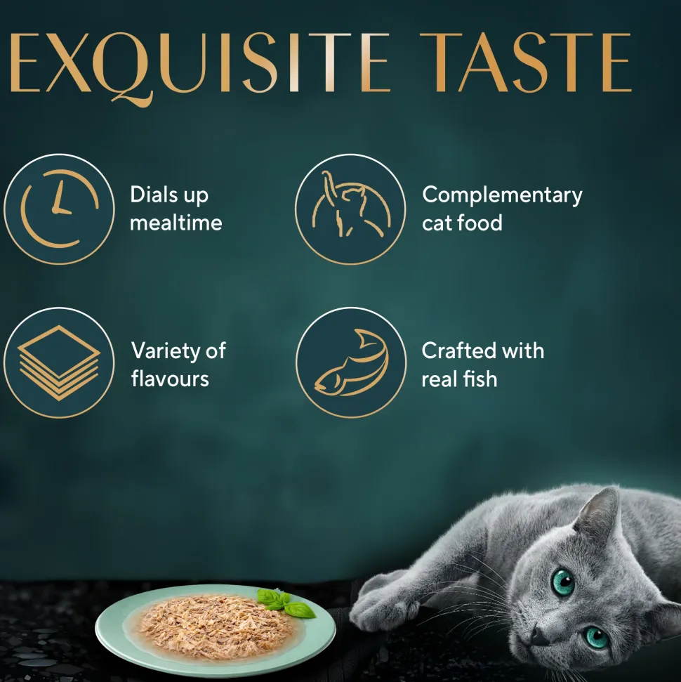 Sheba Rich Premium Chicken With Tuna In Gravy Adult Wet Cat Food - 70 gm Packs