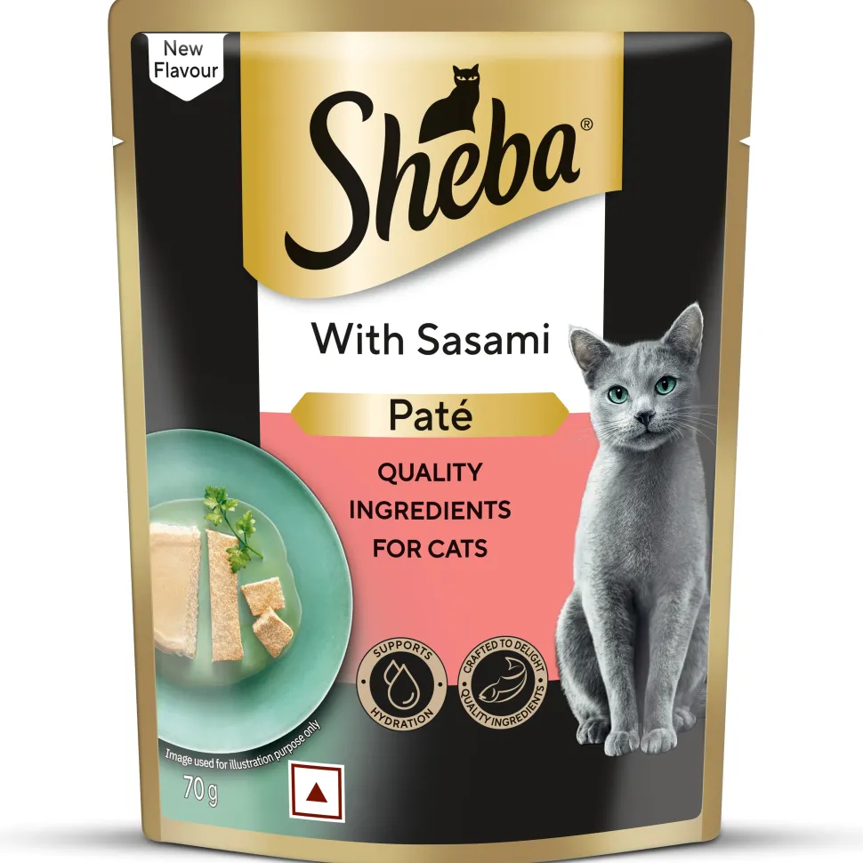 Sheba Sasami Pate Wet Food For Adult Cat - 70 gm