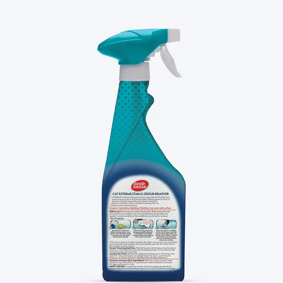 Simple Solution Extreme Stain & Odour Remover for Cats - 500 ml