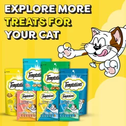 Temptations Creamy Purrrr-ee Chicken & Tuna Flavors Cat Treats - 240 gm (20 x 12gm)