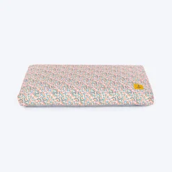 TLC Abstract Doodle Flat Haven Bed For Dog - Beige