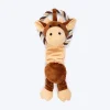 TLC Bungee Cow Squeaky Plush Toy For Dog - Brown