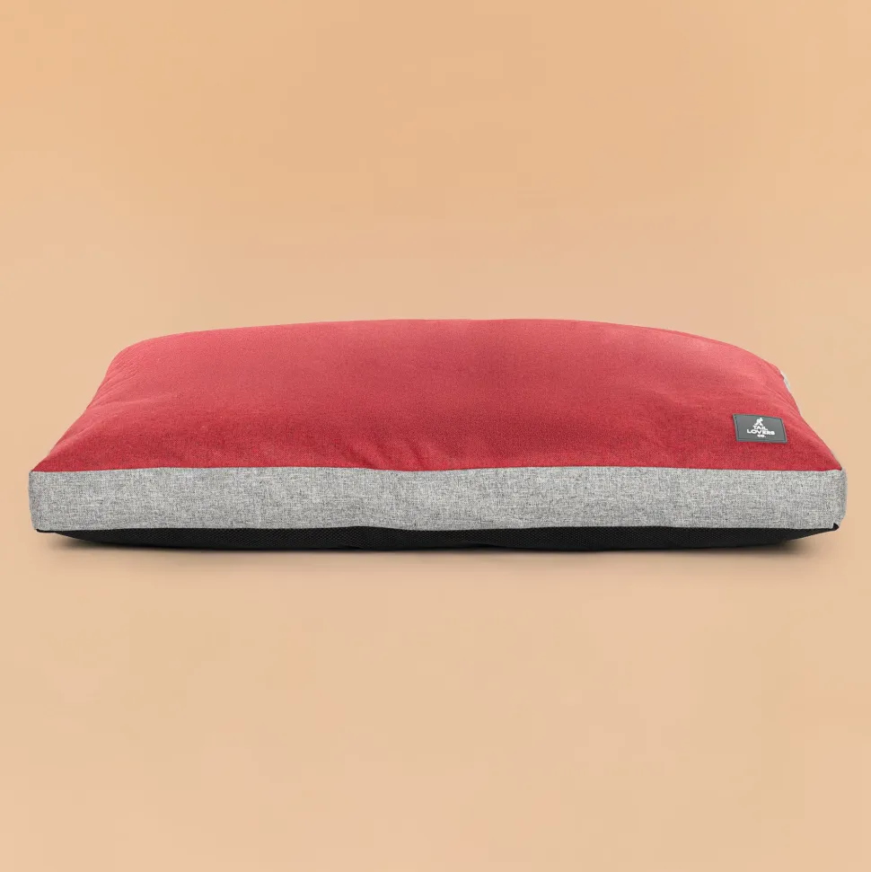 TLC Flat Haven Bed For Dog - Red