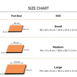 TLC Flat Haven Bed For Dog - Red