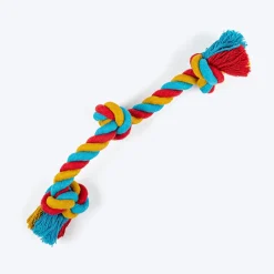 TLC 3 Knot Rope Toy For Dog - Multicolor