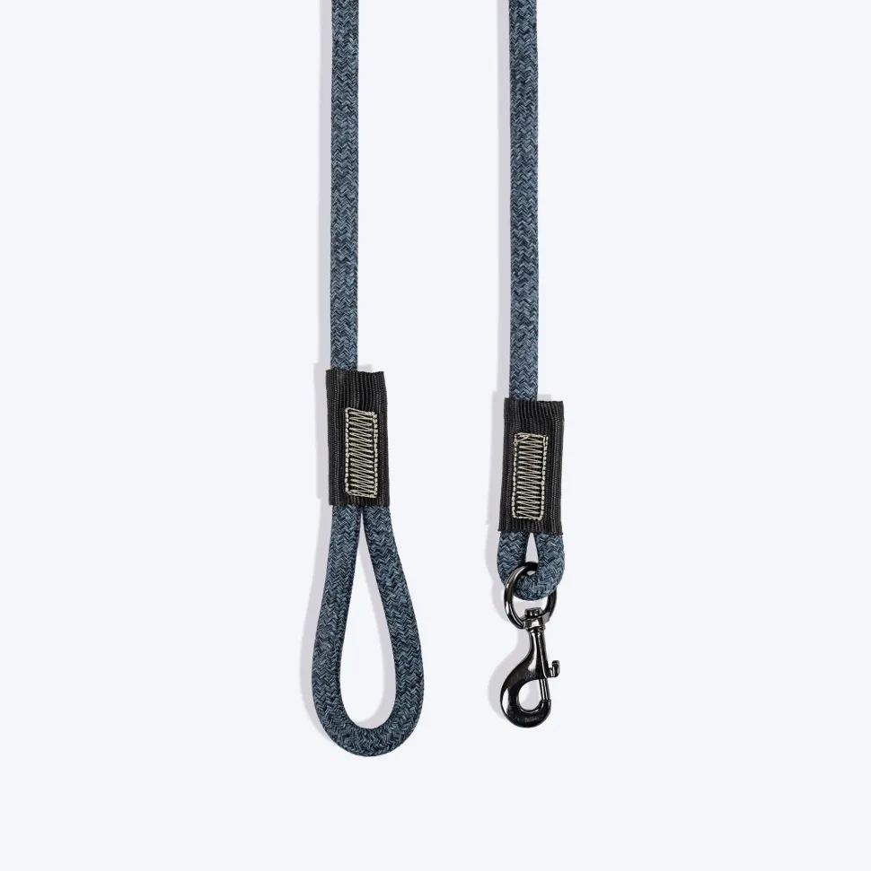TLC Melange Rope Leash For Dog - Grey