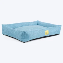 TLC Nesting Nook Bed For Dog - Aqua Blue