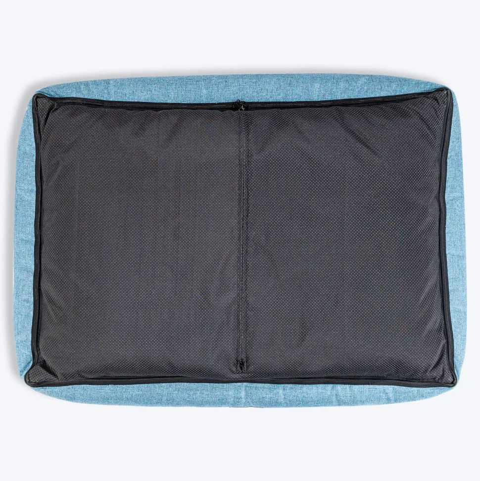 TLC Nesting Nook Bed For Dog - Aqua Blue