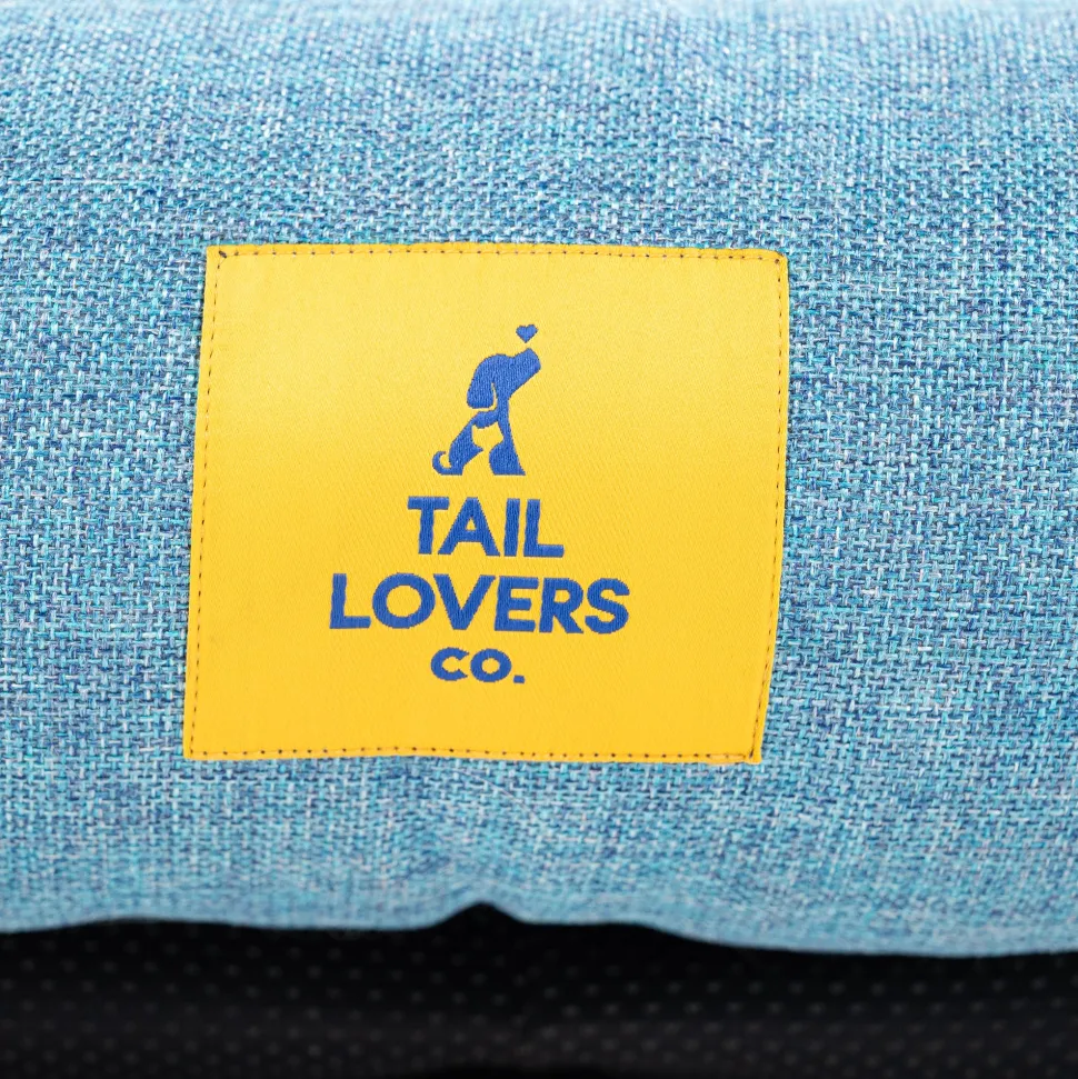 TLC Nesting Nook Bed For Dog - Aqua Blue