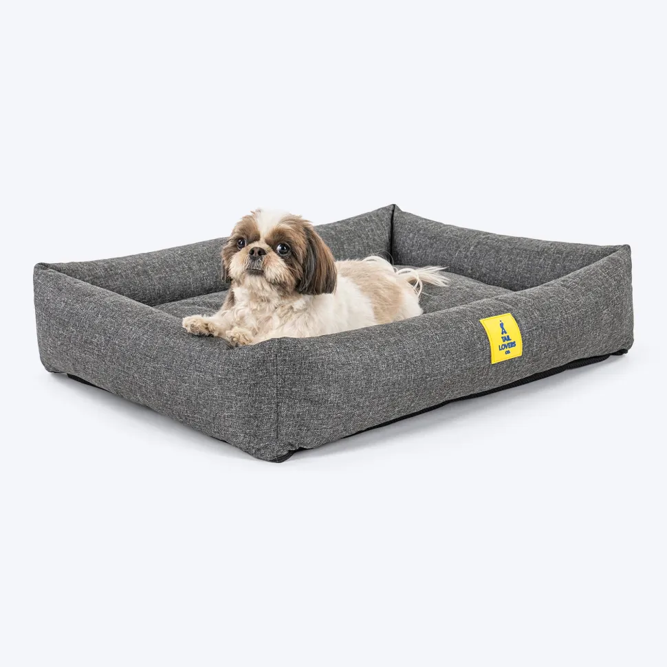 TLC Nesting Nook Bed For Dog - Charcoal Grey