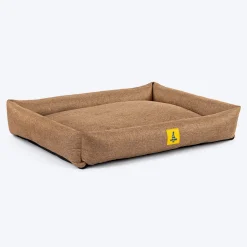 TLC Nesting Nook Bed For Dog - Golden Brown