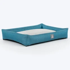 TLC Nesting Nook Bed For Dog - Teal Blue