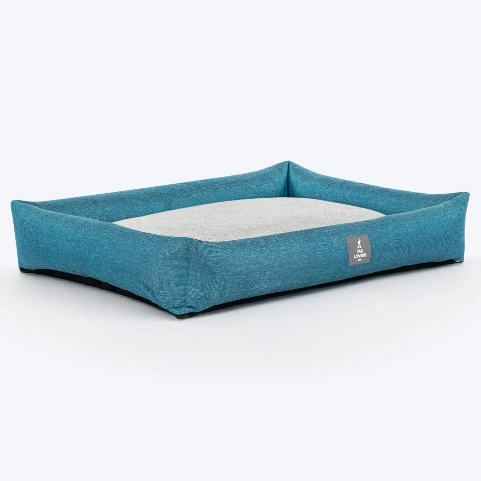 TLC Nesting Nook Bed For Dog - Teal Blue