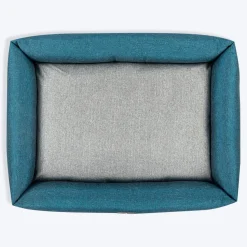 TLC Nesting Nook Bed For Dog - Teal Blue