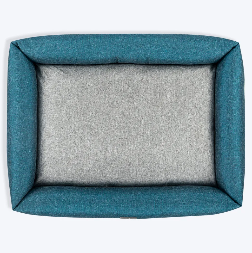 TLC Nesting Nook Bed For Dog - Teal Blue