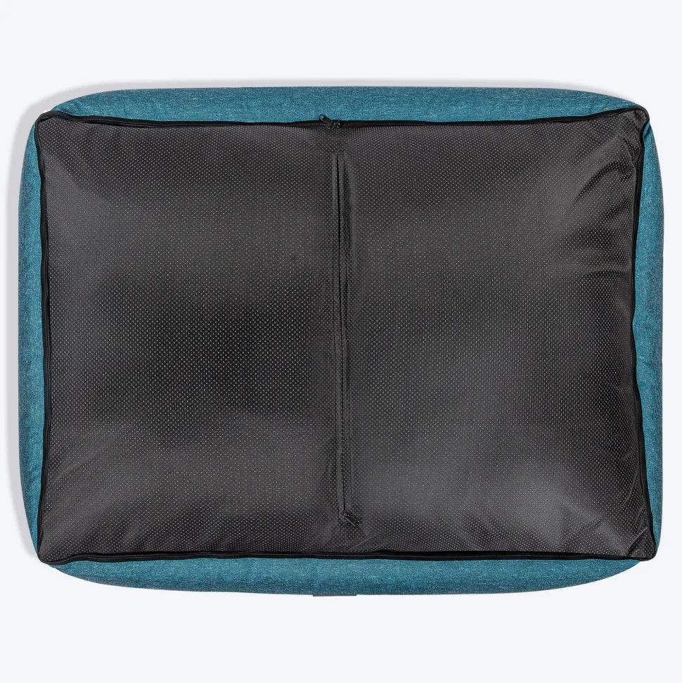TLC Nesting Nook Bed For Dog - Teal Blue