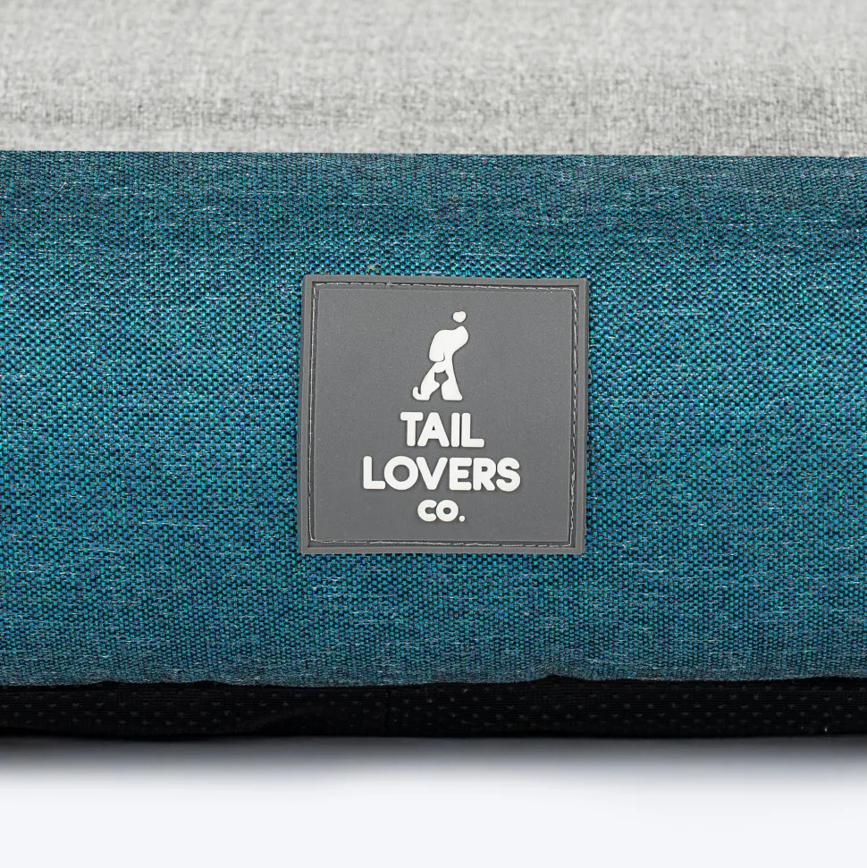 TLC Nesting Nook Bed For Dog - Teal Blue