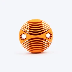 TLC Spiral Textured Ball Chew Toy For Dog - Orange
