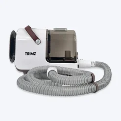 Trimz Pet Grooming Kit & Vacuum Suction For Dog & Cat - White