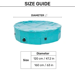 Trixie Cover For Dog Pool - Light Blue