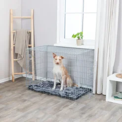 Trixie Home Transport Cage For Dogs & Cats - Wire Mesh with Two Doors