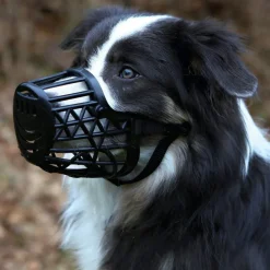 Trixie Plastic Dog Muzzle - Black