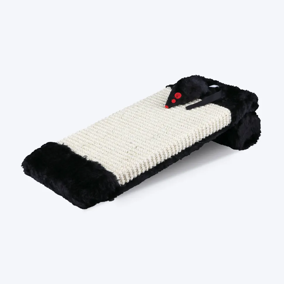 Trixie Scratching Board On A Roll With Catnip Cat Scratcher - Black