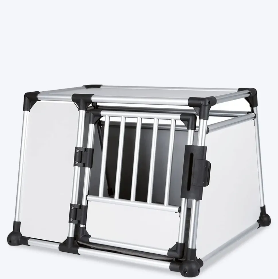 Trixie Silver Transport Box Aluminum For Dogs & Cats