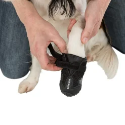 Trixie Walker Active Protective Boots For Dogs - Black - ( 2 Boots Covers 2 Paws Only)