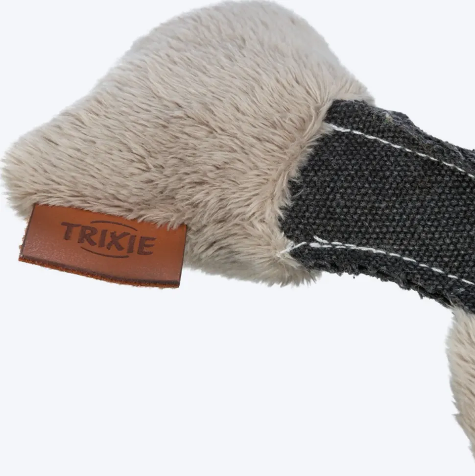 Trixie Be Nordic Hajo Flounder Plush Dog Toy - Black - 35 cm