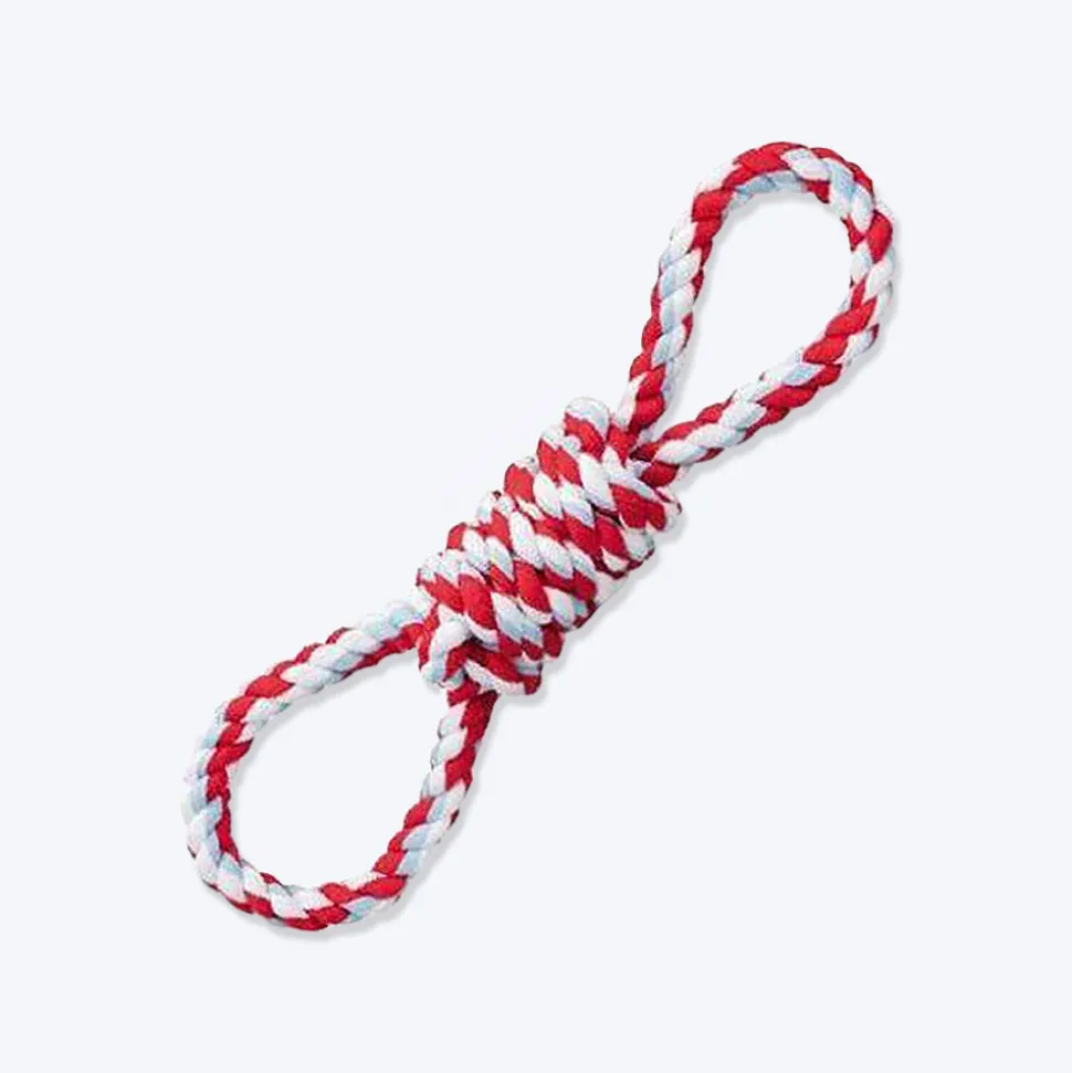 Trixie Playing Rope with Double Loop Dog Toy