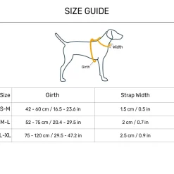 Trixie Premium Nylon H-Harness For Dogs - Caramel