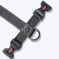 Trixie Premium Nylon H-Harness For Dogs - Graphite