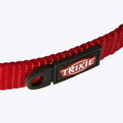 Trixie Premium Stop-The-Pull Dog Collar - Cherry Red
