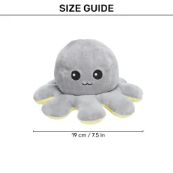 Trixie Reversible Octopus With Sound Plush Toy For Dog - Assorted - 19 cm