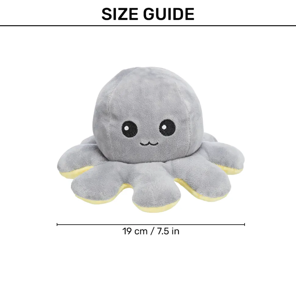 Trixie Reversible Octopus With Sound Plush Toy For Dog - Assorted - 19 cm