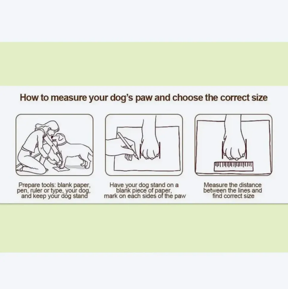 Truelove Waterproof With Reflective Straps Shoes For Dog - Cypress & Harbor Gray (Set of 4)