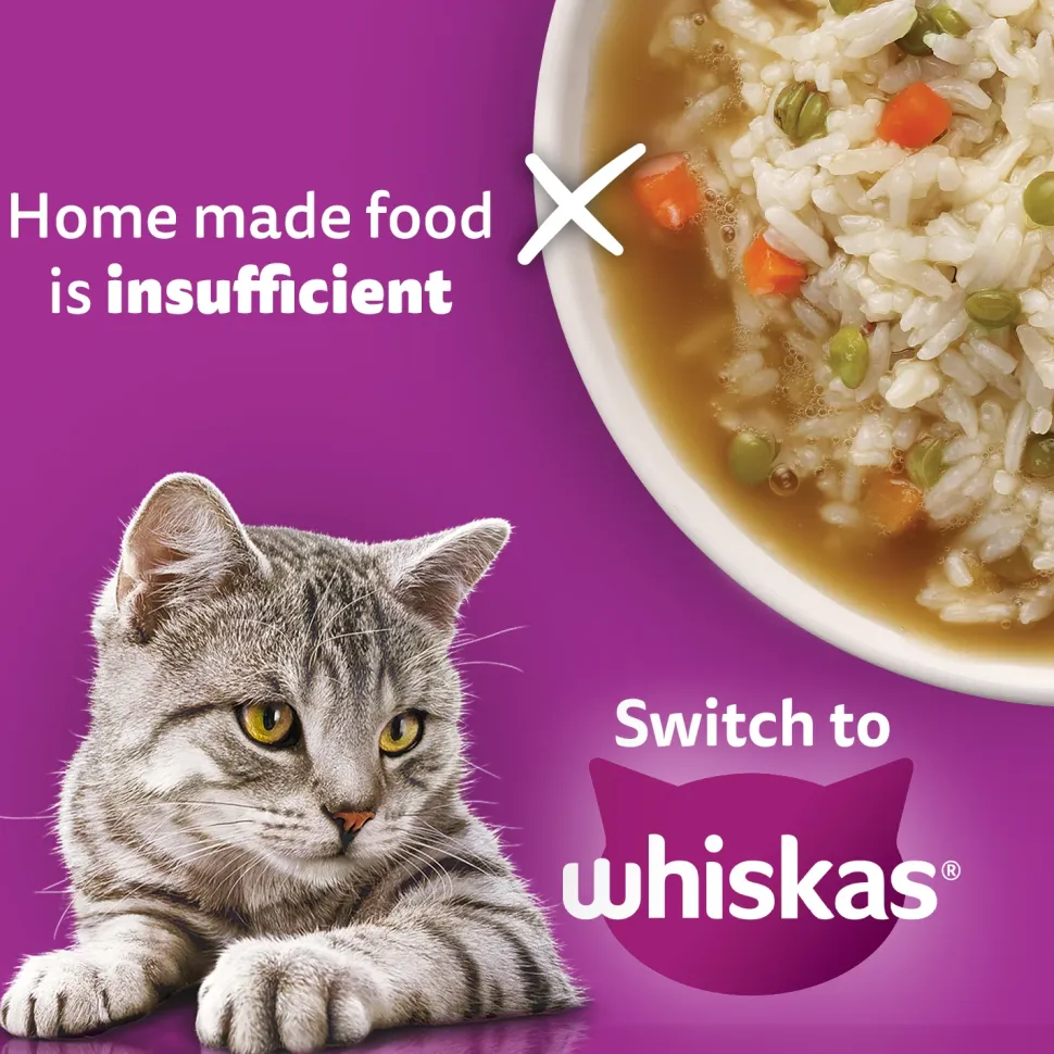 Whiskas Adult (1+ Years) Mackerel Flavour Dry Cat Food