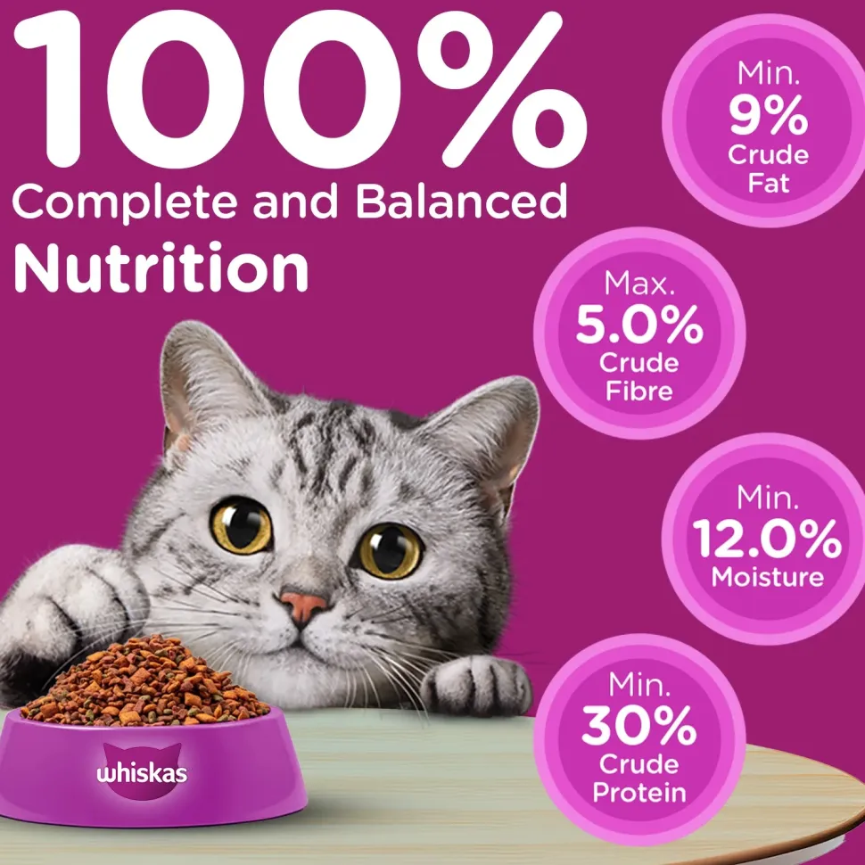 Whiskas Adult (1+ Years) Ocean Fish Flavour Dry Cat Food