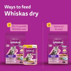 Whiskas Mackerel Flavour Dry Food For (2-12 Months) Kitten