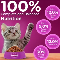 Whiskas Mackerel Flavour Dry Food For (2-12 Months) Kitten