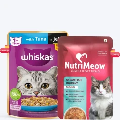 Whiskas Tuna in Jelly (1+ Years) Wet Food For Adult Cat - 80 gm Pack